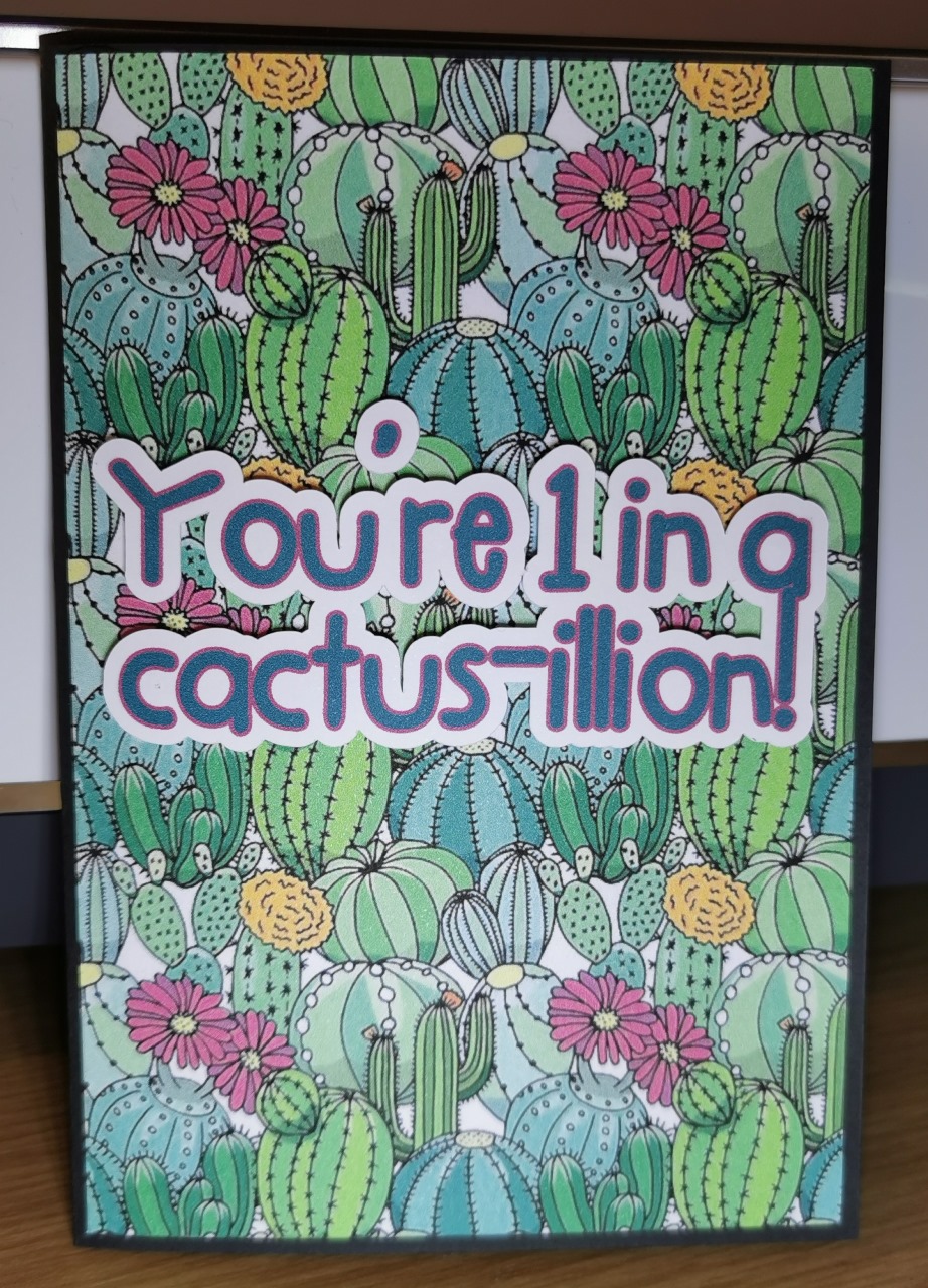 "You're 1 in a Cactus-illion" Card - Image 1