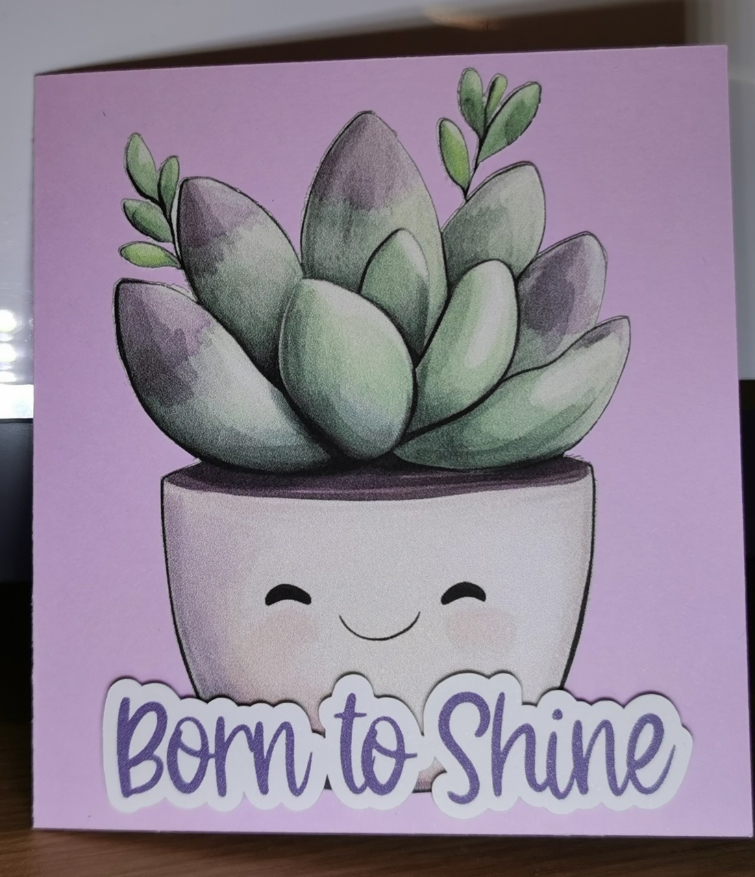 "Born to Shine" Card - Image 1