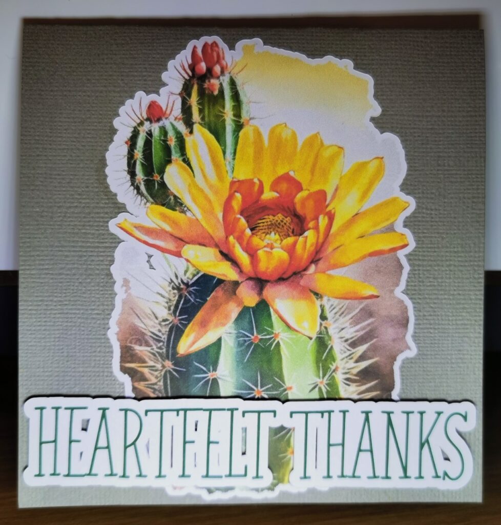 "Heartfelt Thanks" Card