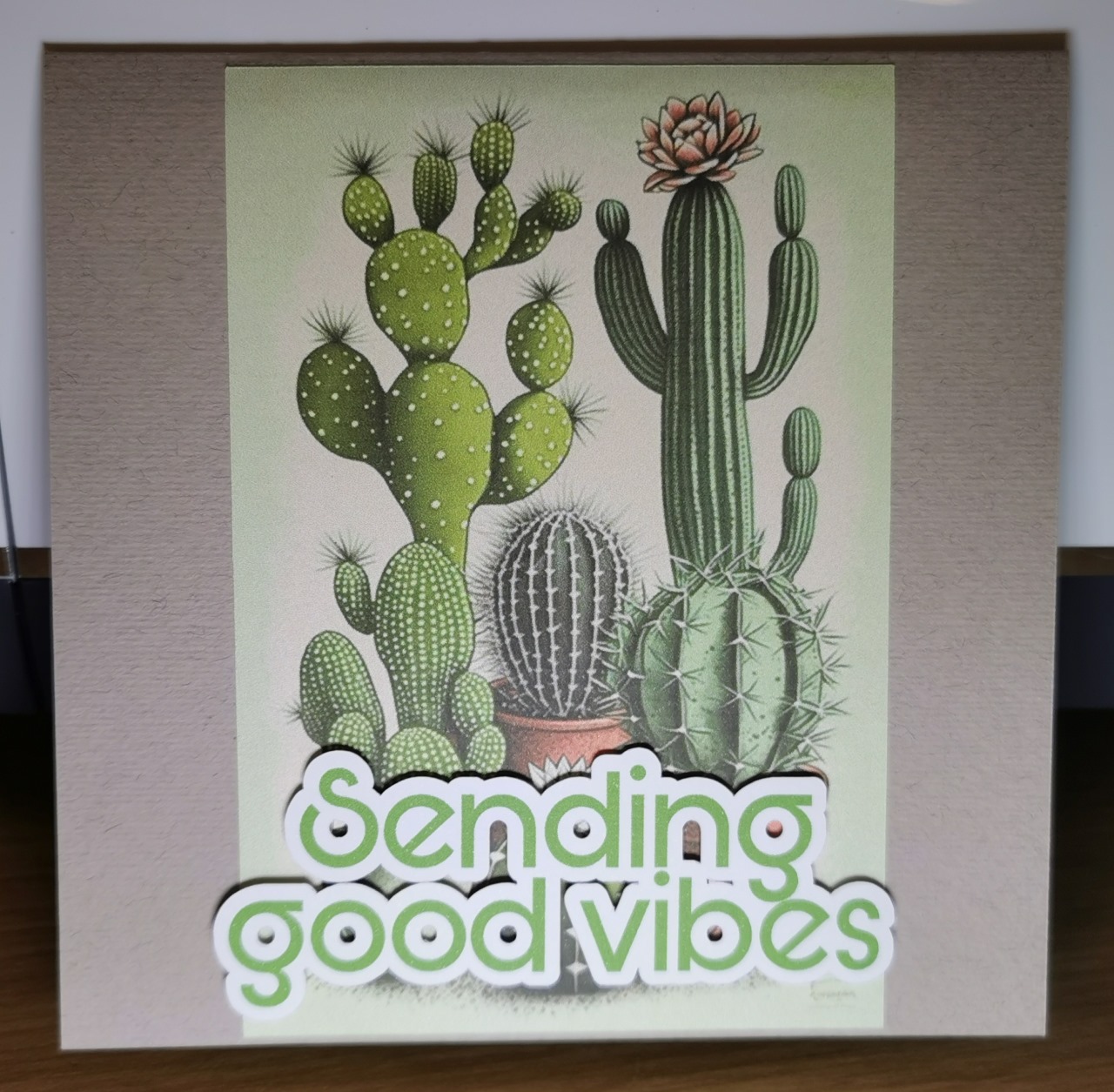 "Sending Good Vibes" Card - Image 1
