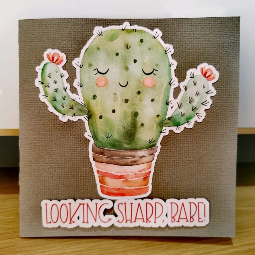 "Looking Sharp Babe!" Card