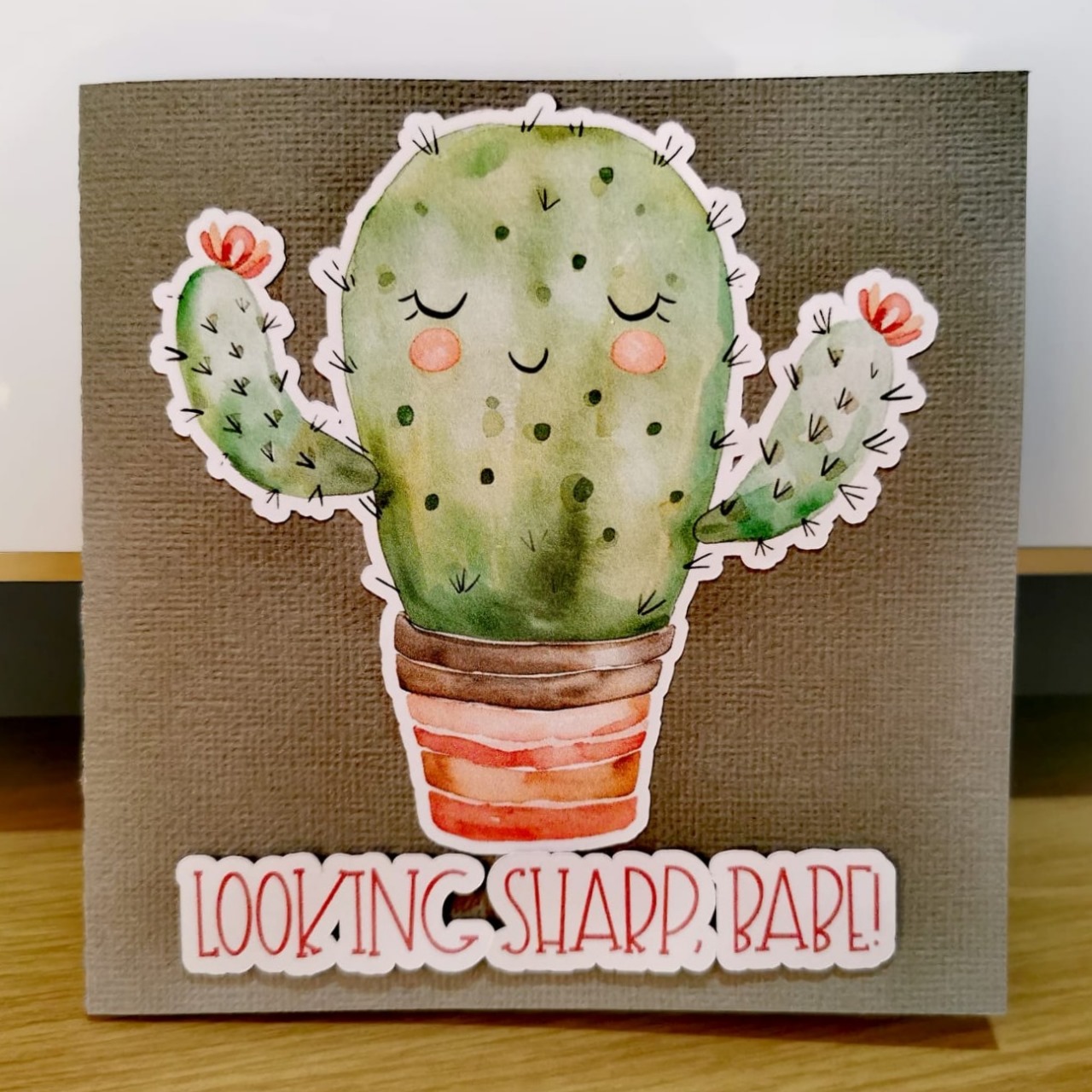 "Looking Sharp Babe!" Card - Image 1