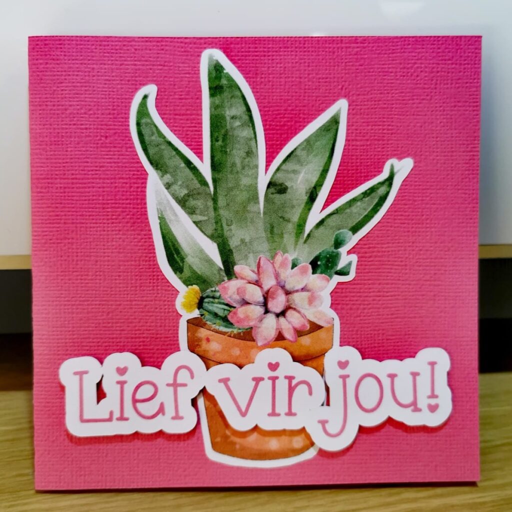 "Lief Vir Jou" Card