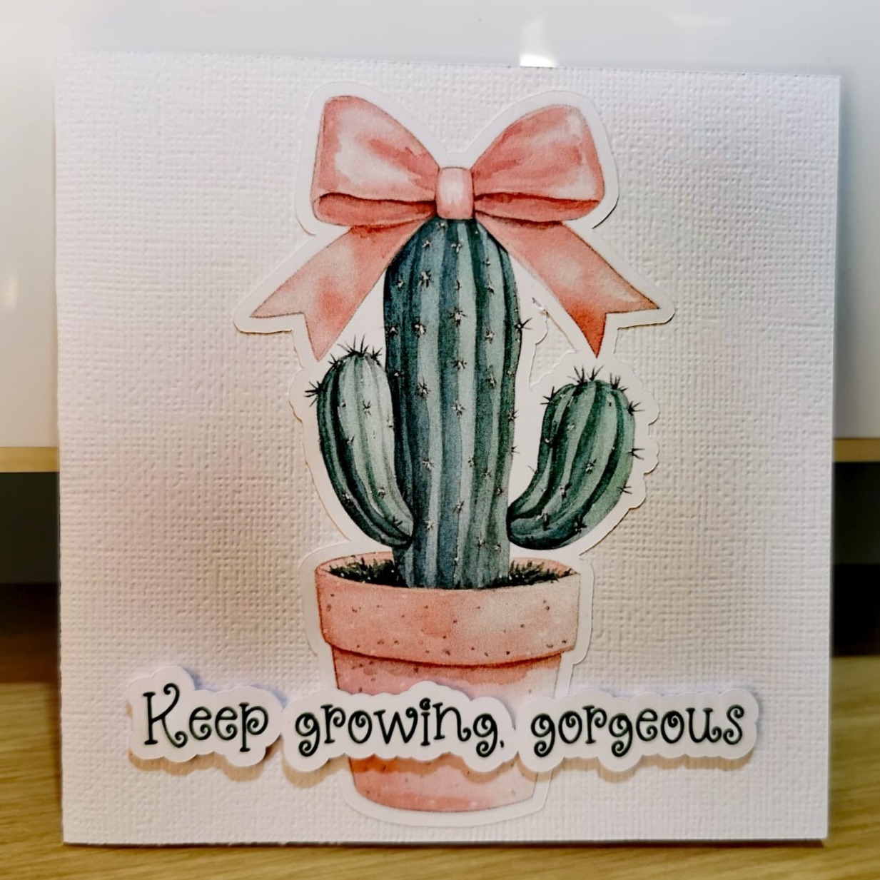 "Keep Growing Gorgeous" Card - Image 1