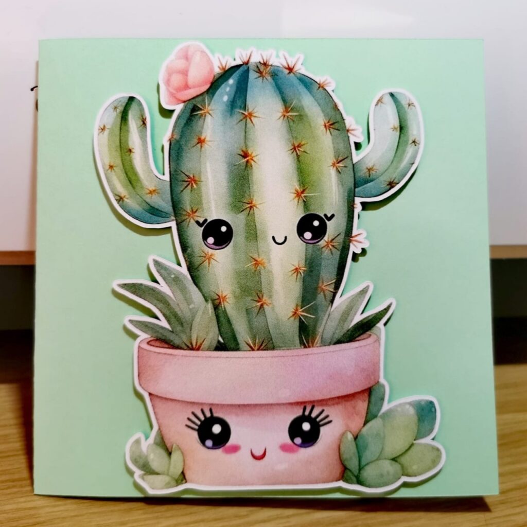 "Cute Cactus" Card