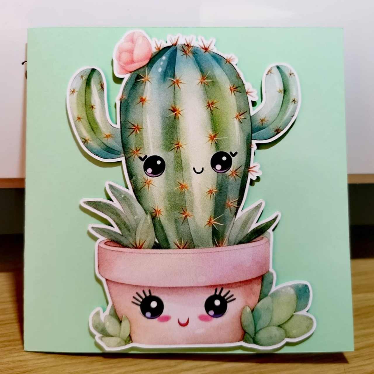 "Cute Cactus" Card - Image 1