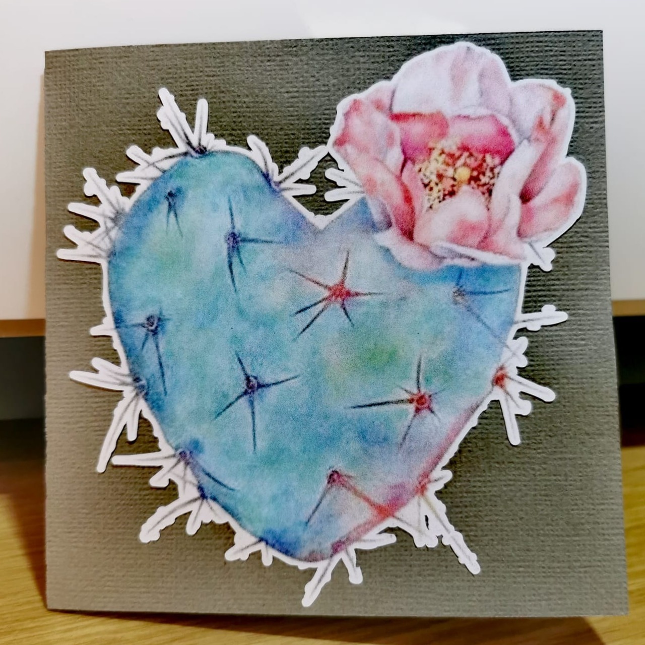 "Heart Cactus" Card - Image 1