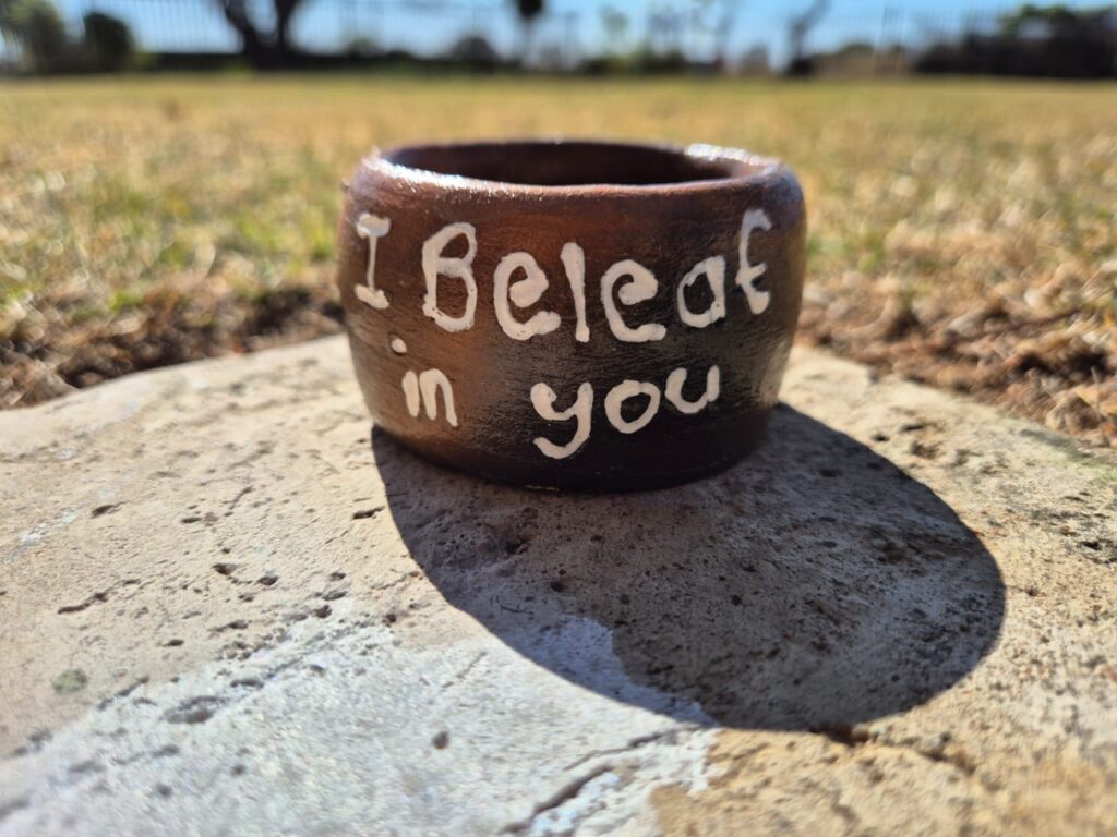 "I Beleaf in You" Clay Pot