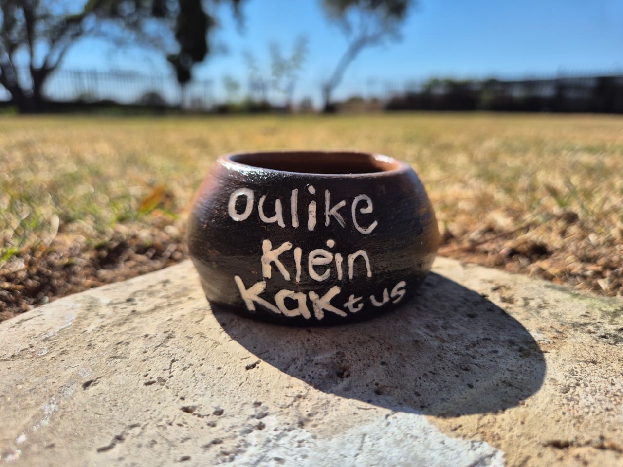 "Oulike Klein KAKtus" Clay Pot - Image 1